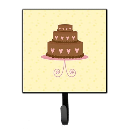 Carolines Treasures 3 Tier Heart Chocolate Cake on Yellow Leash or Key Holder BB7288SH4